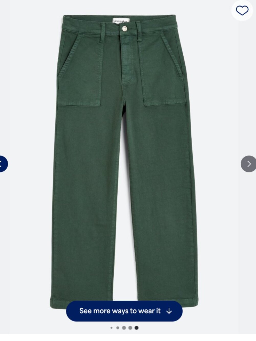 💕💕STUDIO BLUE DAWN WIDE LEG UTILITY PANT- STITCH FIX EXCLUSIVE SIZE 25 X 26